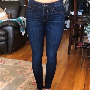 Express Dark Wash Jean Leggings